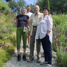HM Tsar Simeon and HRH Princess Kalina  visited the botanical garden “BORICA” near SofiaThe Tsar (1)