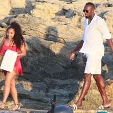 Usain Bolt și iubita lui în vacanță FOTO: Profimediaimages.ro