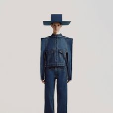 Pulled these Boxy Jeans straight outta Roblox — mad comfy for walking in a straight line. Stitched & washed with all the classic denim techniques. KS R&D was entertained by the development.. Might drop la (3)