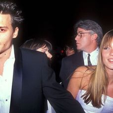 Kate Moss și Johnny Depp, la Premiile Consiliului Creatorilor de Modă din America (CFDA Fashion Awards) 1995