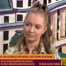 Alexia, tânăra cu brațele replantate din Botoșani 