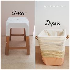 Cum transformi un scaun de plastic într-un coș de rufe vesel