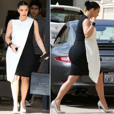 Kim Kardashian s-a luptat cu kilogramele in plus in timpul sarcinii