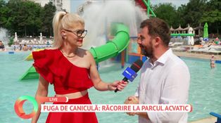 Fuga de caniculă: Răcorire la parcul acvatic
