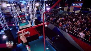 Ninja Warrior România: Alexandru Munteanu, Cezar Ionescu, Tudor Coste si Andrei Zamfir