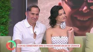 Cum au sărbătorit Dinu și Magda Maxer un an de căsnicie