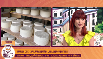 Adriana Stere, mamă a cinci copii, paralizată de la brânza cu bacterii luată de la producătorii locali! Prin ce a trecut