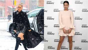 Gigi este regina modellingului, dar sora ei vine puternic din urma. Cat de frumoasa e bruneta familiei Hadid, Bella
