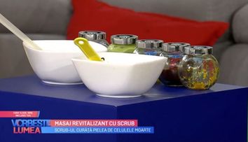 VIDEO Masaj revitalizant cu scrub