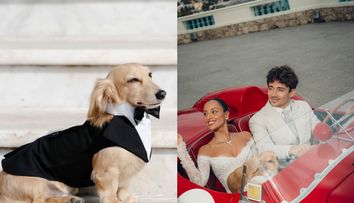 Cățelul lui Charles Leclerc a devenit viral. Imaginile adorabile cu Leo de la nunta fastuoasă din Monaco fac înconjurul internetului: „ Cel mai loial invitat al evenimentului”