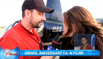 Andra a avut mari emotii. Ce cadou i-a facut Catalin Maruta chiar de ziua ei: 
