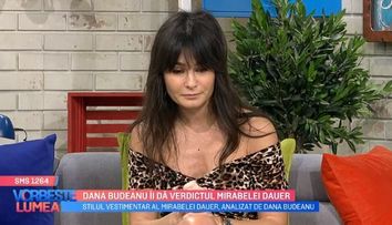 Dana Budeanu analizează stilul vestimentar al Mirabelei Dauer. Ce verdict ii dă