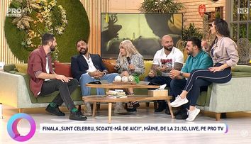 Anisia Gafton, Sali Levent și Giani Kiriță, emoții mari înainte de marea finală Sunt celebru, scoate-mă de aici!