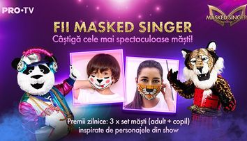 UPDATE CÂȘTIGĂTORI Fii Masked Singer! Participă la concursul nostru și câștigă cele mai spectaculoase măști