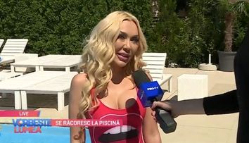 VIDEO Diana își pregătește o petrecere fastuoasă la pisicină