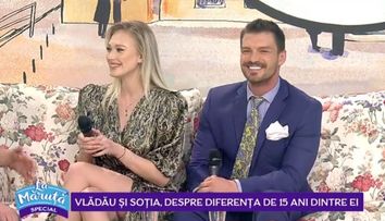 VIDEO Bogdan Vlădău și soția, despre diferența de 15 ani dintre ei