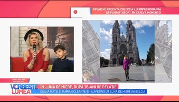 VIDEO Diana Matei și Marian Cleante în luna de miere, după 15 ani de relație