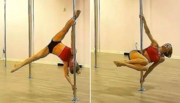 Face gimnastica la bara ca nimeni alta, dar nu e ce pare. Ghicesti ce varsta are femeia din imagini?