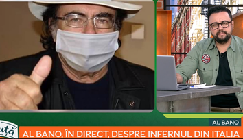 Al Bano, declarații în exclusivitate pentru România, despre infernul din Italia