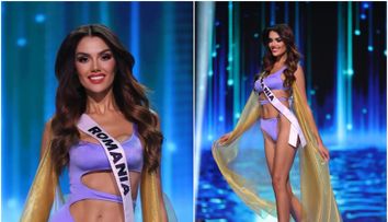 Nu s-a calificat printre finaliste, dar nu a fost cu nimic mai prejos. Reprezentanta României la Miss Universe, Loredana Salanță, spectaculoasă la proba costumului de baie