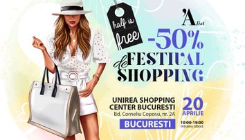 Half Is Free, cel mai așteptat eveniment de shopping al primăverii, vine la BUCUREȘTI, pe 20 aprilie 2024