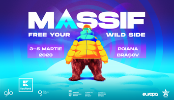 MASSIF, primul festival din Poiana Brașov va avea loc pe 3-5 martie 2023. Primele abonamente, disponibile de joi, 10 noiembrie