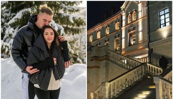 Larisa Iordache, vacanță de sărbători la castel. Fosta gimnastă, aflată în ultimul trimestru de sarcină, a ales o cazare luxoasă din Republica Moldova