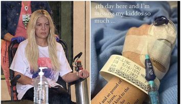 Tori Spelling, vânătă și în scaun cu rotile la externarea din spital. Boala misterioasă care o 