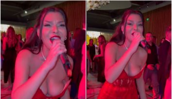 Eclipsează orice mireasă când vine să cânte îmbrăcată așa la nunți! „Fata cu vioara” de la Românii au talent, virală pe internet