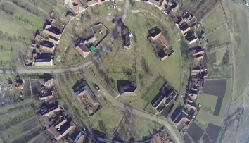 Un loc unic in Romania. Cum arata Charlottenburg, singurul sat sub forma de cerc de la noi din tara: FOTO