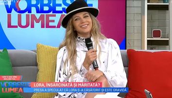 VIDEO: Lora, dezvăluiri în platoul Vorbește Lumea. Este însărcinată?