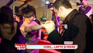 Stefan Stan si Andreea Mantea au fost nedezlipiti la botezul Mariei, fetita lui Pepe. Nici macar vorbaretul Liviu Varciu nu a reusit sa se bage intre ei
