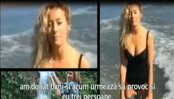 Laura Cosoi a facut Ice Bucket Challenge