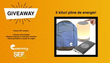 GIVEAWAY SĂPTĂMÂNAL. Răspunde la întrebare și poți câștiga premii în valoare de 2000 lei