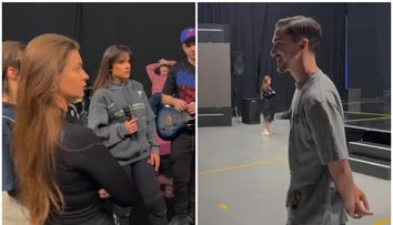 Alexandra Căpitănescu și Emil Rengle au făcut echipă înainte de spectacolul Eurovision de la Viena. Reacția fanilor: „Foarte frumos din partea lui”