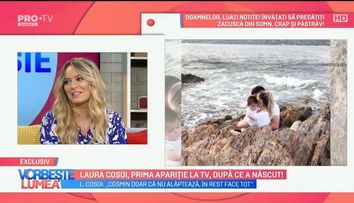 VIDEO Laura Cosoi, prima apariție la TV, după ce a născut