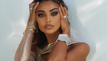 Mădălina Ghenea, răvășitoare într-o rochie transparentă, cu șliț adânc: 