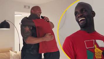 VIDEO Dwayne Johnson a făcut cadou propriul apartament unui luptător UFC care dormea pe canapea, la sală