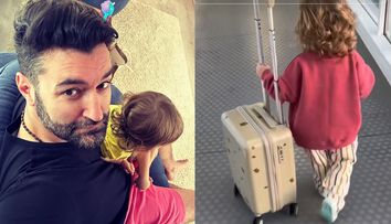 Smiley îi face toate poftele lui Josephine. Cum a surprins-o artistul pe fetița lui, la primele ore ale dimineții