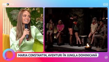 Maria Constantin, aventuri în jungla dominicană: “M-am simțit ca peștele în apă!”