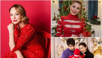 Andreea Marin, seducătoare în portretul de Crăciun. Ce vedete au impresionat cu pozele de sărbători
