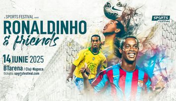 Ronaldinho, legenda fotbalului mondial, vine la Sports Festival 2025!