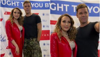 Iulia Vântur, pe aceeași scenă cu Ricky Martin. Cum au fost surprinși cei doi după spectacol