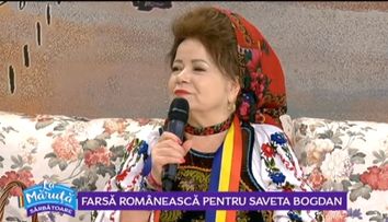 VIDEO Saveta Bogdan ne-a cântat și încântat de 1 decembrie