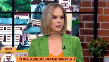 Dr. Mihaela Bilic, deserturi bune pentru siluetă! Ce recomandări face