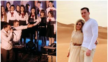 Denis Roabeș a cântat împreună cu un cor de copii la Oradea, iar fiica sa a fost în public: „Am vrut ca primul ei concert să fie unul special”