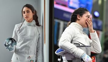 Însărcinată în 7 luni, scrimera egipteană Nada Hafez, în vârstă de 26 de ani, a participat la Jocurile Olimpice de la Paris: „Ceea ce vi se pare a fi două concurente pe podium, au fost, de fapt, trei”