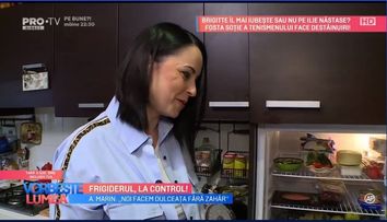VIDEO Ce alimente are Andreea Marin în frigider