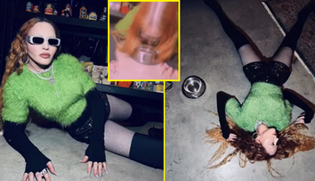 Madonna bea apă din bolul câinelui? Apariția care i-a șocat pe fanii divei pop