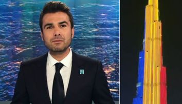 Burj Khalifa și Times Square, decorate special de 1 decembrie! Adrian Mutu a surprins unul dintre momente